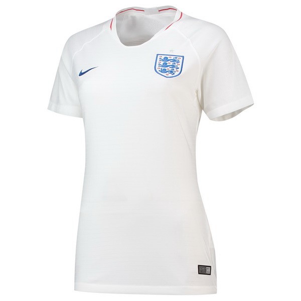 Camiseta Inglaterra 1ª Mujer 2018 Blanco